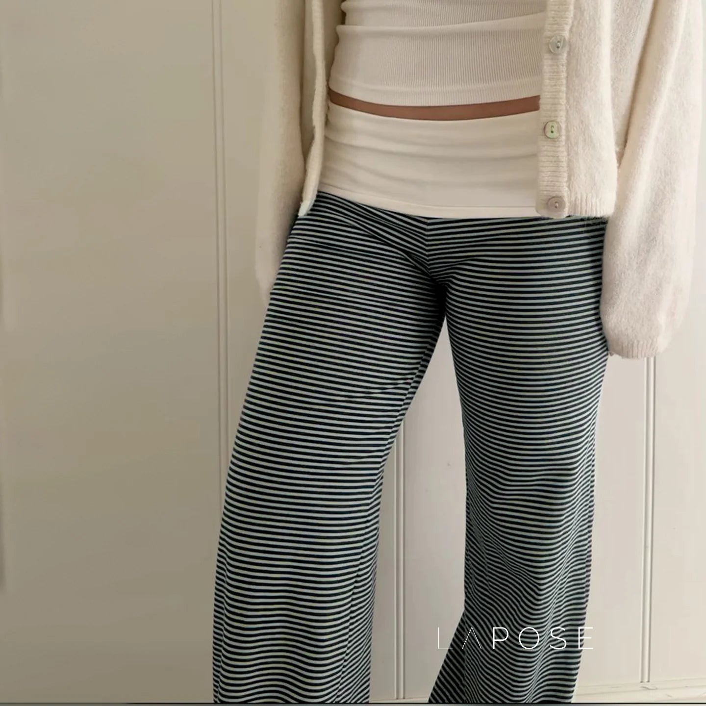 Vanesa Cozy Knit Straight Pants