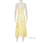 Vanna Botanical Print Maxi Dress