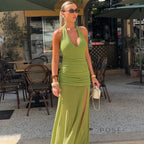 Vittoria Halter Maxi Dress