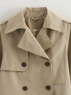 Wilma Double-Breasted Trench Jacket