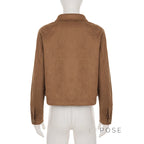 Yanelly Lapel Cropped Jacket