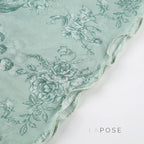 Yehudis Twisted Floral Mesh Top