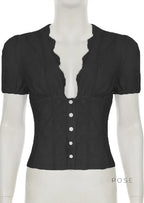 Yuritzi Bow-Detail Ruffle Blouse