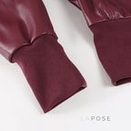 Zaniya Faux Leather Biker Jacket