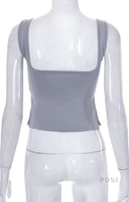 Ziona Square Neck Crop Top