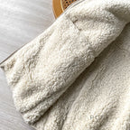 Zoee Plush Stand Collar Jacket