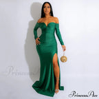 Larsa Formal Velvet Charming And Lace Mermaid Dress