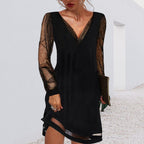 Amara Elevated V Neck Evening Dress for Women Designer Edit