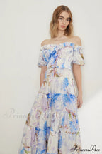 Lavander Maxi Stylish Boho Dress