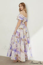 Lavander Maxi Stylish Boho Dress