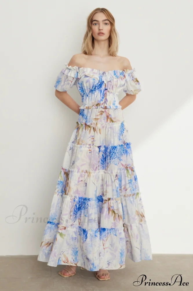 Lavander Maxi Stylish Boho Dress