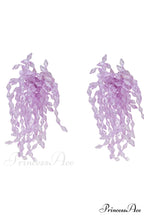 Lavender Elegant Diamond Earrings