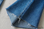 Leg Straight Denim Casual Fashion Women's - Baggy Jeans High Waist Fit