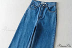 Leg Straight Denim Casual Fashion Women's - Baggy Jeans High Waist Fit