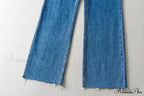 Leg Straight Denim Casual Fashion Women's - Baggy Jeans High Waist Fit
