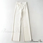 Leg Straight Denim Casual Fashion Women's - Baggy Jeans High Waist Fit