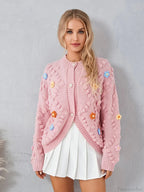 Leopard Print Button Cardigan