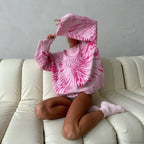 Letter Embroidery Lazy Style Sweater
