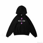Letter Graphic Oversized Hoodie
