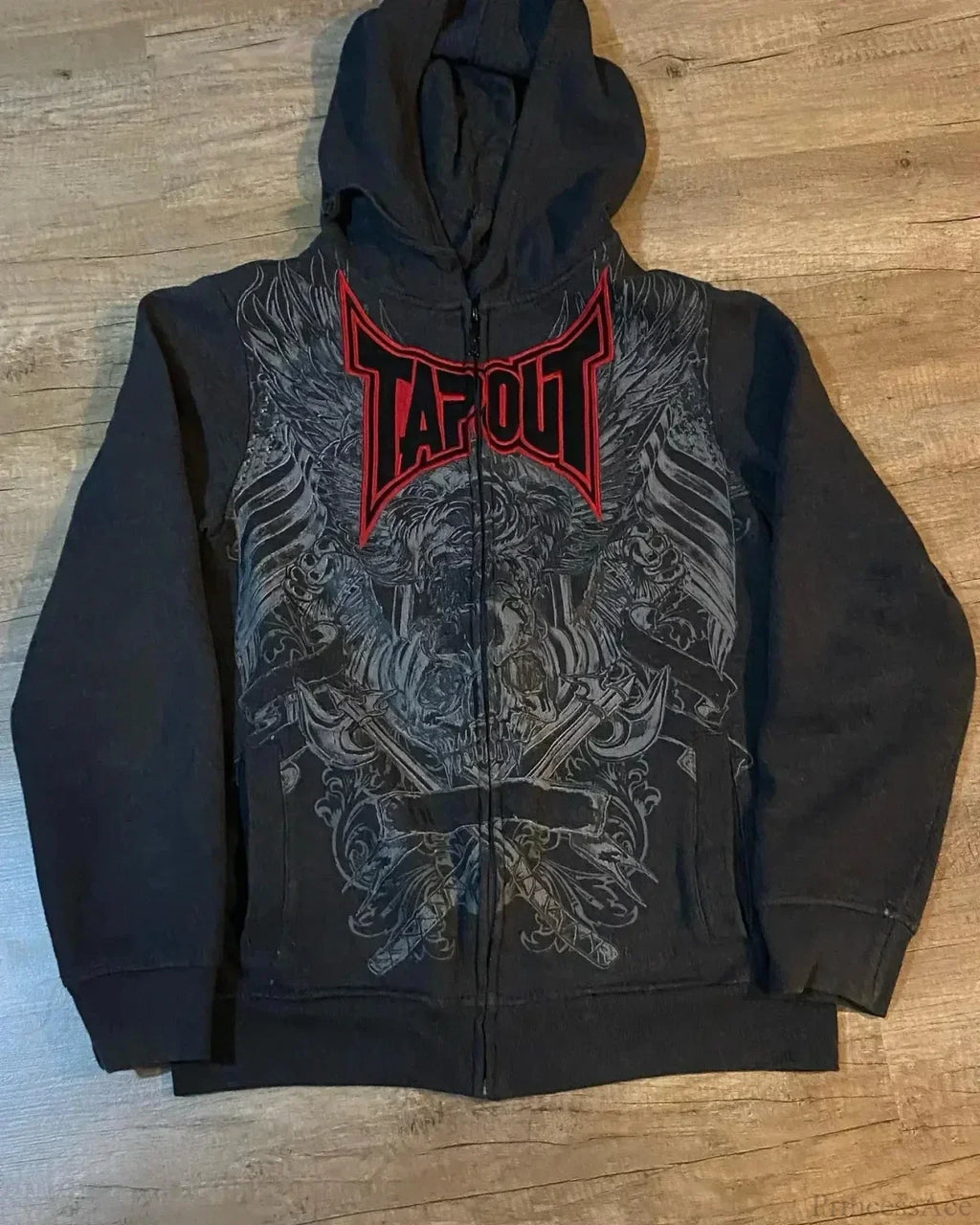 Letter Graphic Retro Hoodie