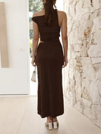Lila Sleeveless Maxi Dress