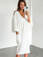 Mia Boutique Casual Women's Dress Elevated Occasion Wear