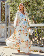 Little Bit Of Sunshine Floral Maxi Dress Mint