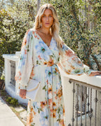 Little Bit Of Sunshine Floral Maxi Dress Mint