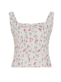 Kenedi Floral Pleated Top