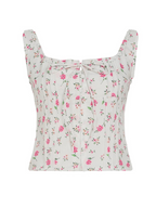 Kenedi Floral Pleated Top