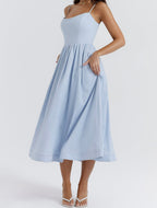 Zoe Minimalist Sleeveless Dress Elevated Occasion Wear