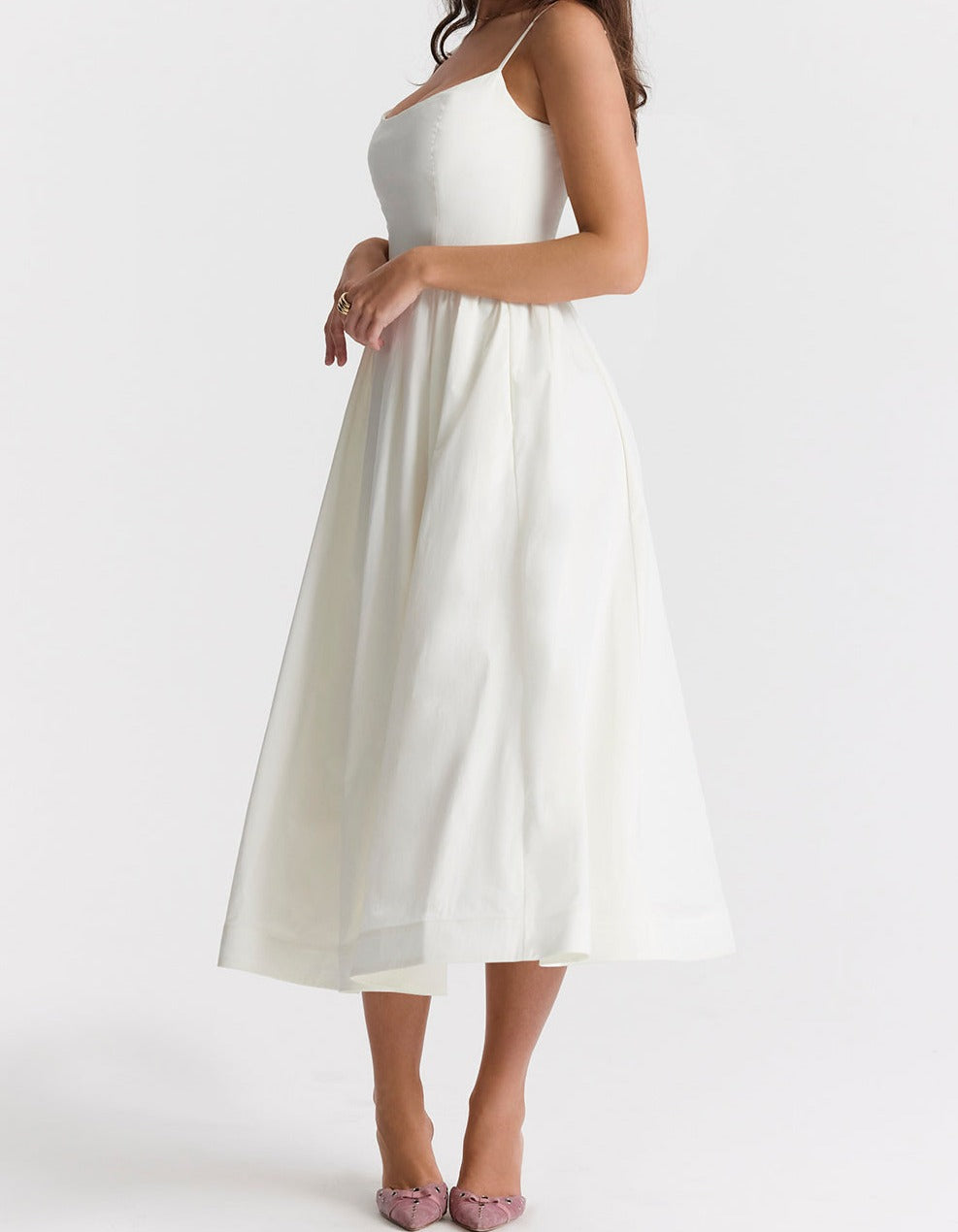 Zoe Minimalist Sleeveless Dress Elevated Occasion Wear