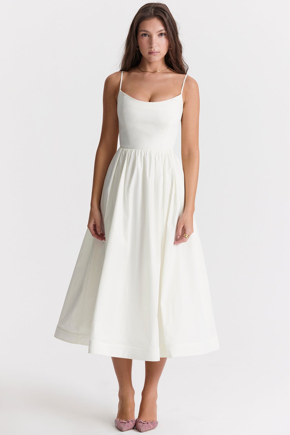 Zoe Minimalist Sleeveless Dress Elevated Occasion Wear
