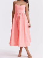 Zoe Minimalist Sleeveless Dress Elevated Occasion Wear