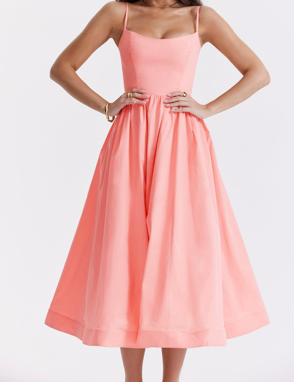 Zoe Minimalist Sleeveless Dress Elevated Occasion Wear