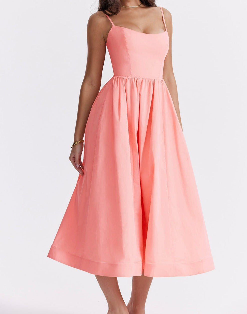 Zoe Minimalist Sleeveless Dress Elevated Occasion Wear