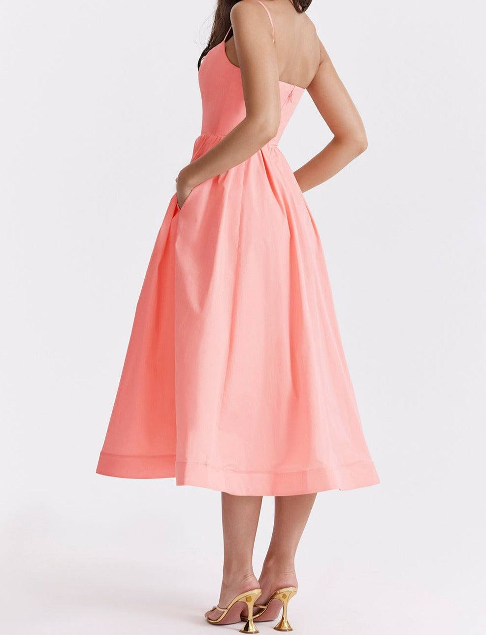 Zoe Minimalist Sleeveless Dress Elevated Occasion Wear