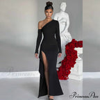 Londyn Formal High Charming Slit Convertible Dress