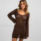Long Sleeve Shirt Beach Cover Up