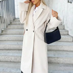 Loose Double-Breasted Windproof Overcoat