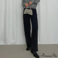 Loose High Waist Denim Straight Jeans