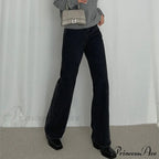 Loose High Waist Denim Straight Jeans