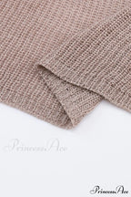 Low Dolman Slouchy High Gray Arm Sweater