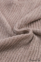 Low Dolman Slouchy High Gray Arm Sweater