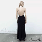 Luna Halter Stylish A-Line Formal Dress