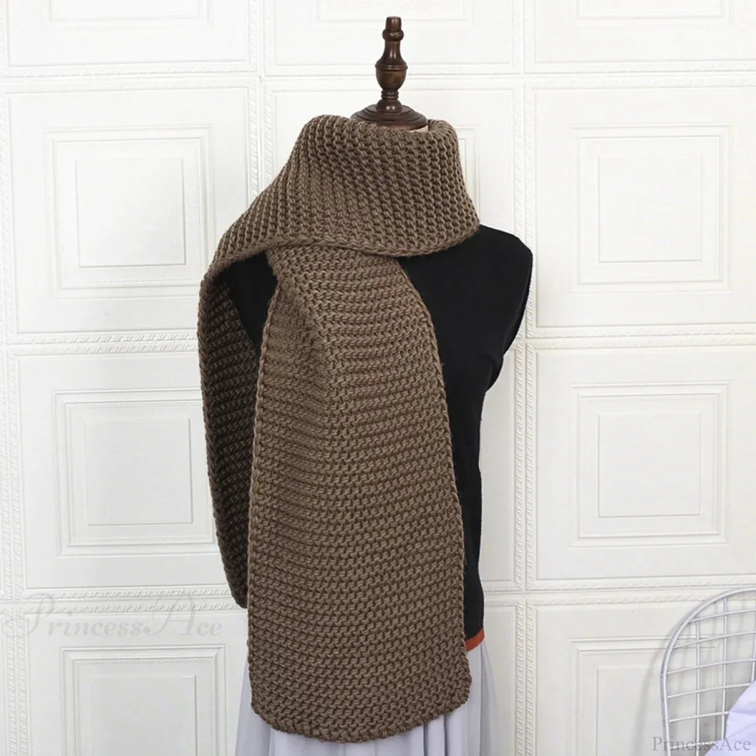 Luxury Plaid Cashmere Long Bandana Pashmina Scarf for Women