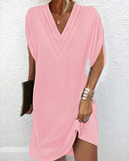 Flora Aesthetic Dress with Sleeves Elevated Occasion Wear
