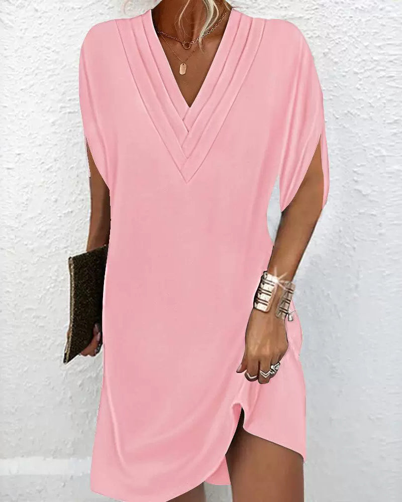 Flora Aesthetic Dress with Sleeves Elevated Occasion Wear