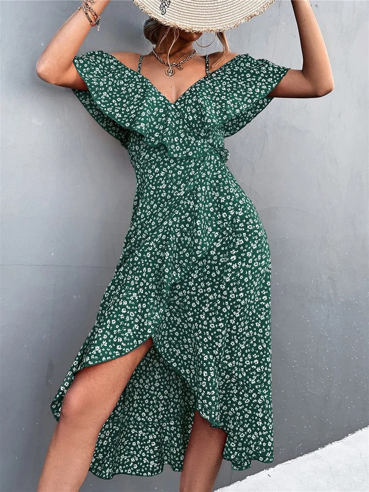 Wanda Timeless Floral Summer Dress Evening Wear Edit