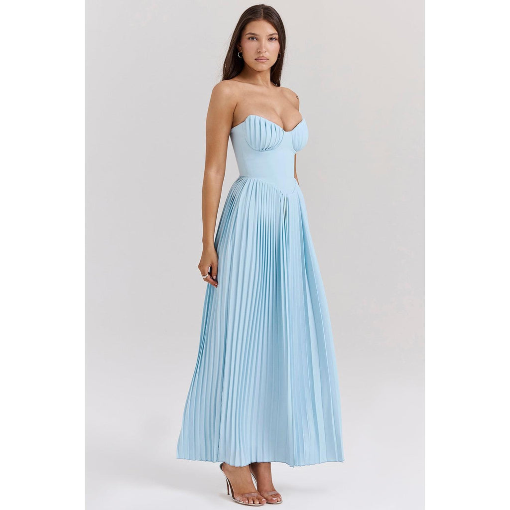 Casandra Chic Long Dress with Corset Silhouette Collection